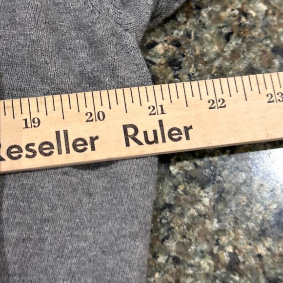 Torrid Cardigan Plus 2X Gray Sequined Accent Button Up Long Sleeves Sweater - Picture 7 of 9